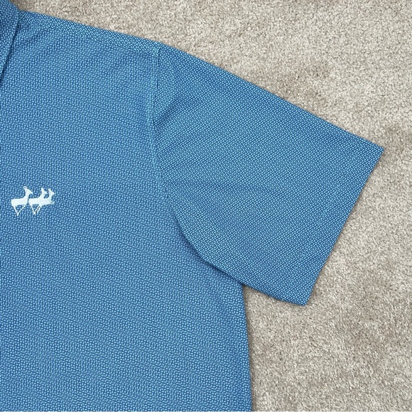 Peter Millar Polo Shirt Adult Extra Large Blue Summer Comfort Golf Preppy Men - Picture 4 of 14